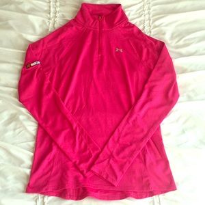 hot pink under amour long sleeve